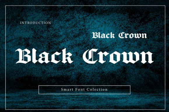 Black Crown Typeface for Bold Web Headers