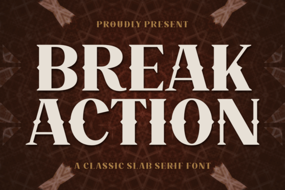 Break Action Font for Bold Marketing Visuals