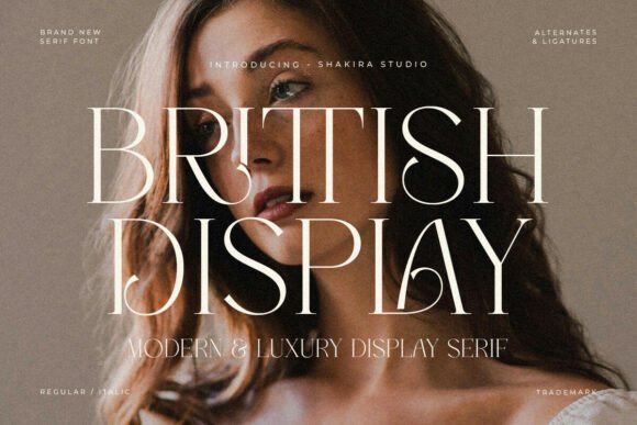 Brittish: A Premium Serif Typeface for Modern Web Design