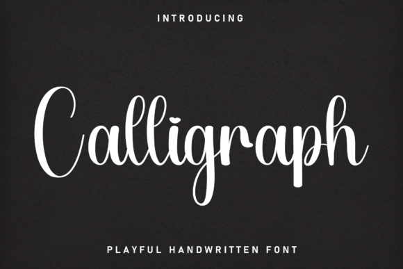 Calligraph: A Whimsical Script Handwritten Font for Editorial Design