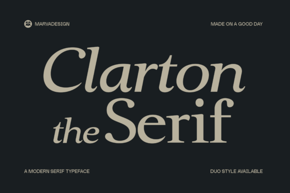 Clarton Typeface for Modern Web Design