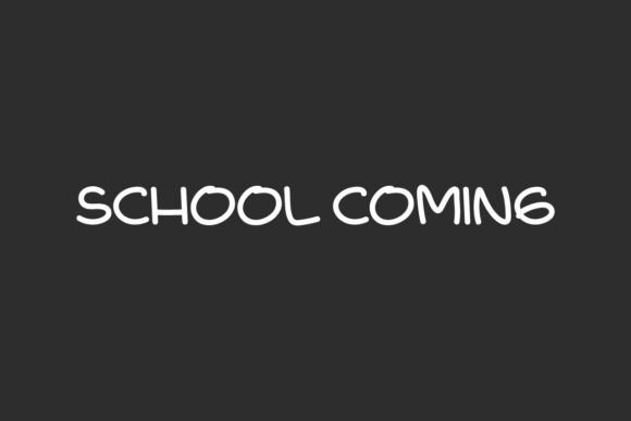 Designing Playful Layouts with School Coming Font