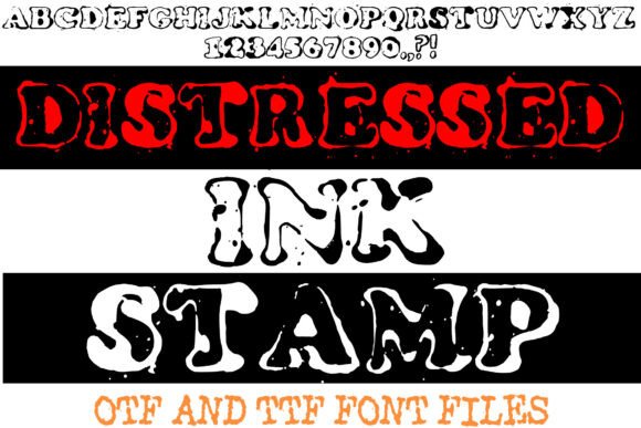 Distressed Ink Stamp Typeface Review