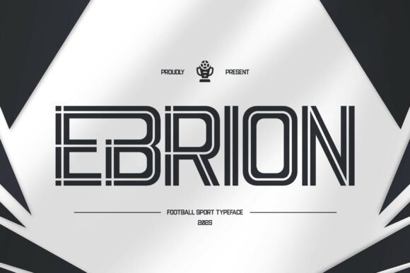 Ebrion Typeface for Bold Editorial Design