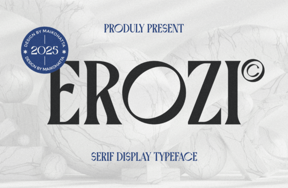 Erozi: A Premium Serif Typeface for Makers