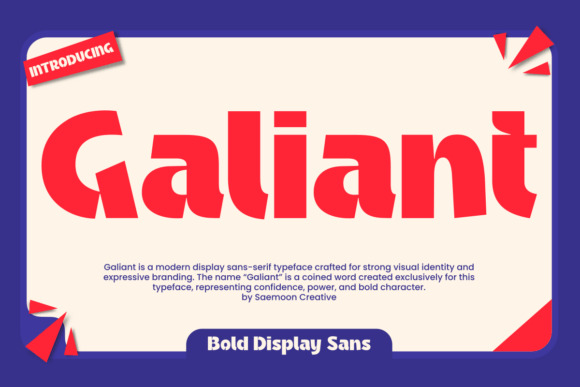 Galiant Typeface for Bold Business Branding