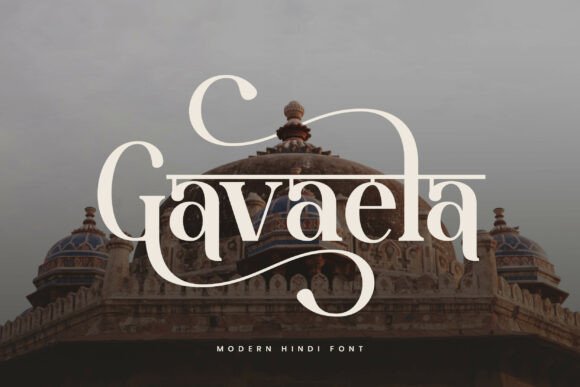 Gavaela: A Modern Serif Font for Makers