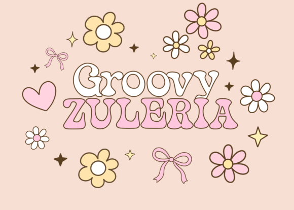 Groovy Zuleria Typeface Review for Retro Branding