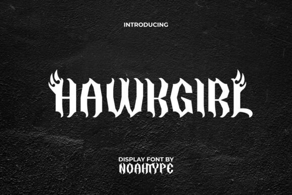 Hawkgirl Font: Bold Blackletter for Impact