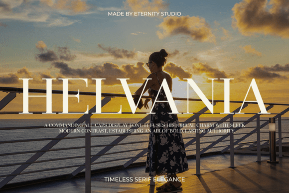 Helvania: A Timeless Serif Typeface for Branding