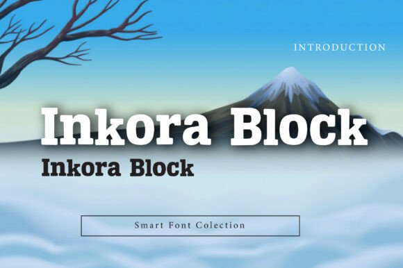 Inkora Block Font for Modern Web Design
