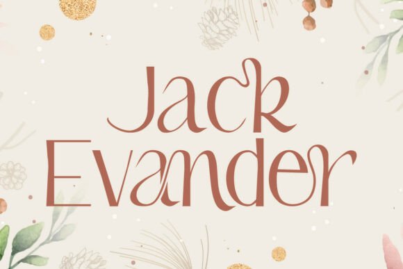 Jack Evander Font for Modern Web Design