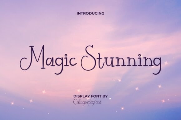 Magic Stunning Font Review: A Modern Script for Designers