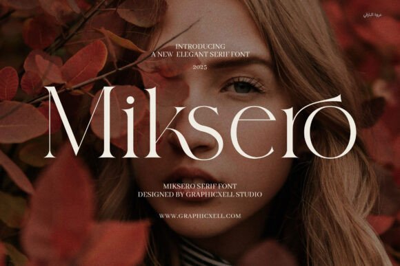 Miksero Serif Font for Elegant Craft Designs