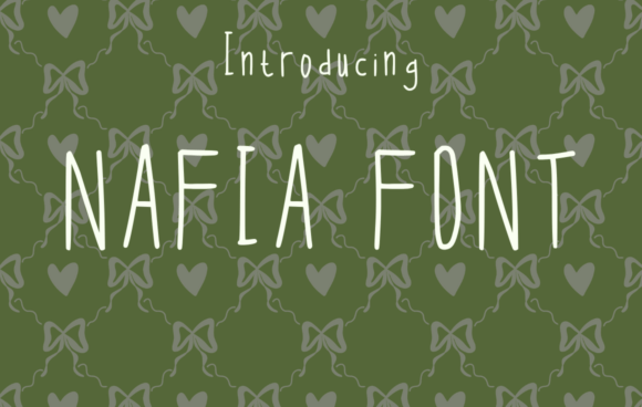Nafia: The Hand-Drawn Typeface for Modern Branding