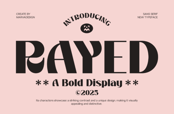 Rayed Font Review: A Bold Sans Serif for Modern Branding