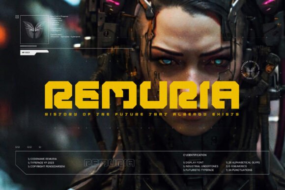 Remuria Typeface: A Bold Future-Ready Display Font