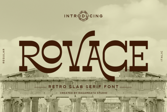 Rovace Font Review: A Bold Slab Serif for Modern Design