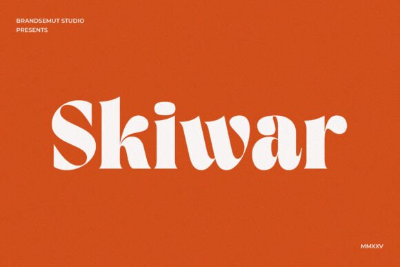 Skiwar: A Retro Serif Font for Makers and Branding