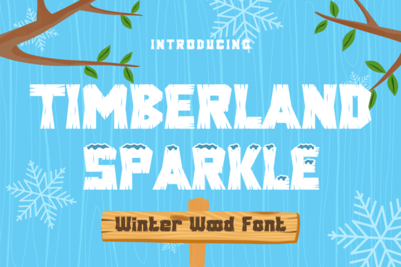 Timberland Sparkle Font Review for Cozy Branding
