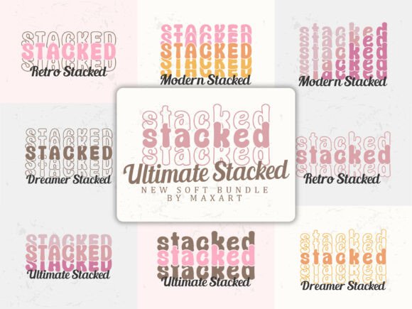 Ultimate Stacked Font for Editorial Design