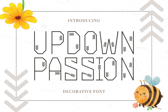 Updown Passion Font for Modern Brand Identity