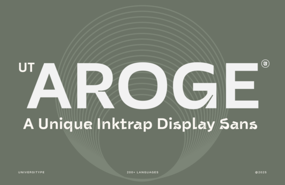 Ut Aroge: The Bold Sans Serif With a Gentle Soul