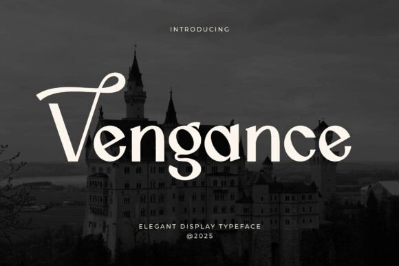 Vengance Typeface for Bold Brand Identity